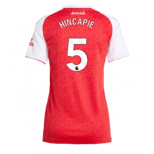 Billige Fotballdrakt Arsenal Piero Hincapie #5 Replika Hjemmedrakt Dame 2025-26 Kortermet Billige Fotballdrakt Arsenal Piero Hincapie #5 Replika Hjemmedrakt Dame 2025-26 Kortermet